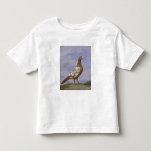 Rode duif (olie op doek) kinder shirts