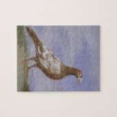 Rode duif (olie op doek) legpuzzel (Horizontaal)