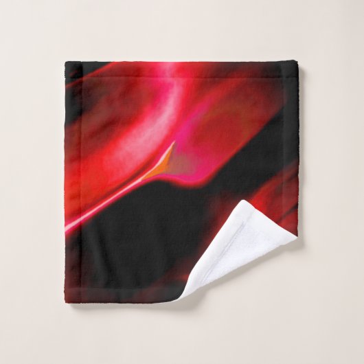 Rode duinen in het donker bad handdoek (Wasdoekje)