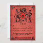 Rode Duivel Halloween Kaart (Voorkant)