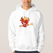 Rode Duivel met een hoodie van de hoodie van de pi (Voorkant)