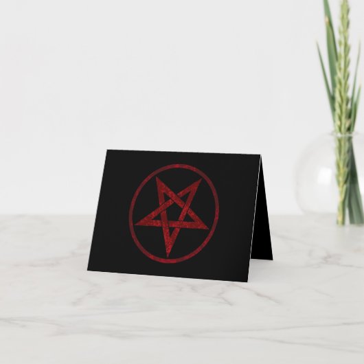 Rode Duivel Pentagram (Voorkant)