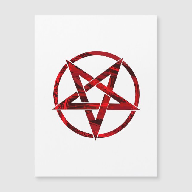 Rode Duivel Pentagram (Voorkant)