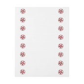 Rode Duivel Pentagram Adreslabel Wikkel (Vel)