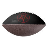 Rode Duivel Pentagram American Football (Gedraaid 90)