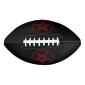 Rode Duivel Pentagram American Football (Voorkant)