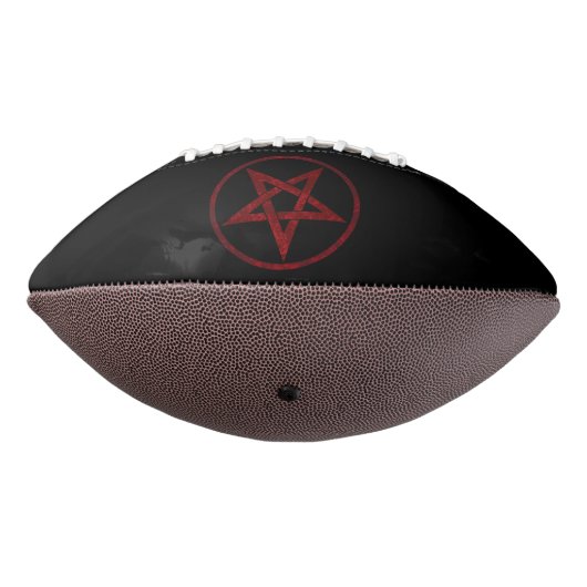 Rode Duivel Pentagram American Football (Gedraaid 270)