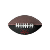 Rode Duivel Pentagram American Football (Voorkant)