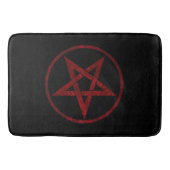 Rode Duivel Pentagram Badmat (Voorkant)