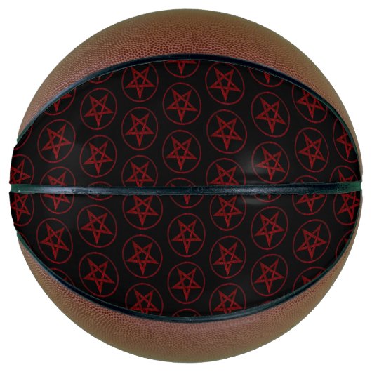 Rode Duivel Pentagram Basketbal (Voorkant)