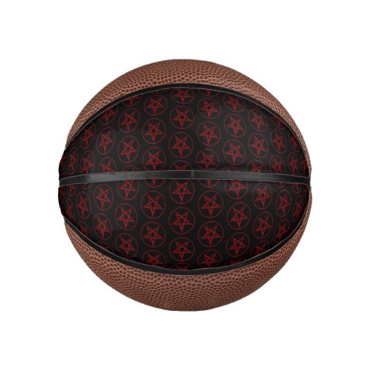 Rode Duivel Pentagram Basketbal (Voorkant)