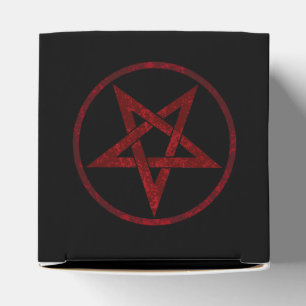 Rode Duivel Pentagram Bedankdoosjes