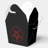 Rode Duivel Pentagram Bedankdoosjes (Geopend)