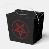 Rode Duivel Pentagram Bedankdoosjes (Achterkant)