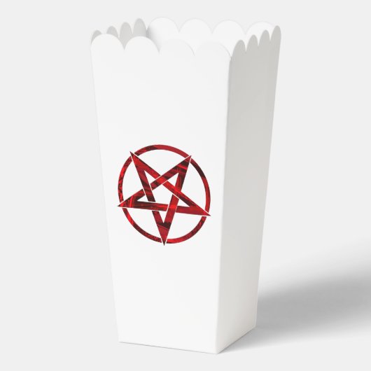 Rode Duivel Pentagram Bedankdoosjes (Voorkant)