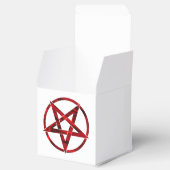 Rode Duivel Pentagram Bedankdoosjes (Geopend)