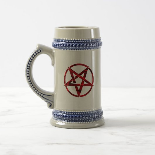 Rode Duivel Pentagram Bierpul (Links)