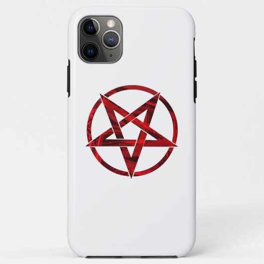 Rode Duivel Pentagram Case-Mate iPhone Case (Achterkant)