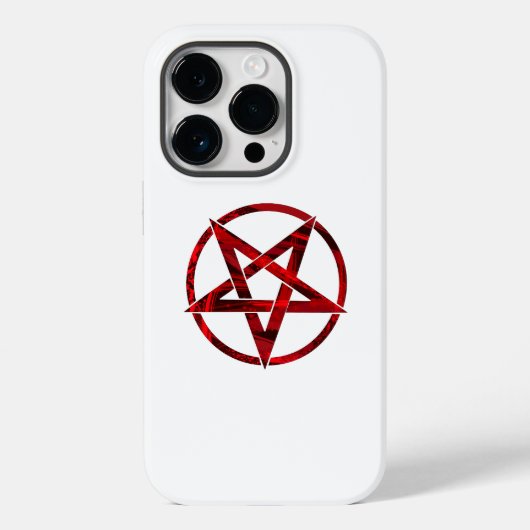 Rode Duivel Pentagram Case-Mate iPhone Case (Achterkant)