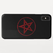 Rode Duivel Pentagram Case-Mate iPhone Case (Achterkant (horizontaal))