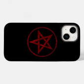 Rode Duivel Pentagram Case-Mate iPhone Case (Achterkant (horizontaal))