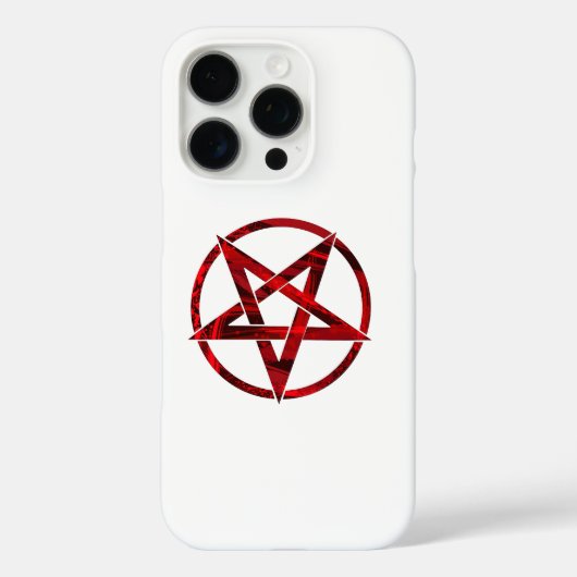 Rode Duivel Pentagram Case-Mate iPhone Case (Achterkant)