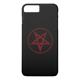 Rode Duivel Pentagram iPhone 8/7 Plus Hoesje