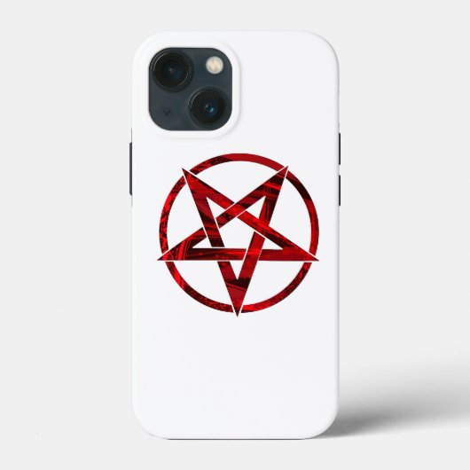 Rode Duivel Pentagram Case-Mate iPhone Case (Achterkant)