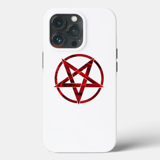 Rode Duivel Pentagram Case-Mate iPhone Case (Achterkant)