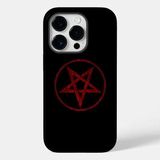 Rode Duivel Pentagram Case-Mate iPhone Case (Achterkant)