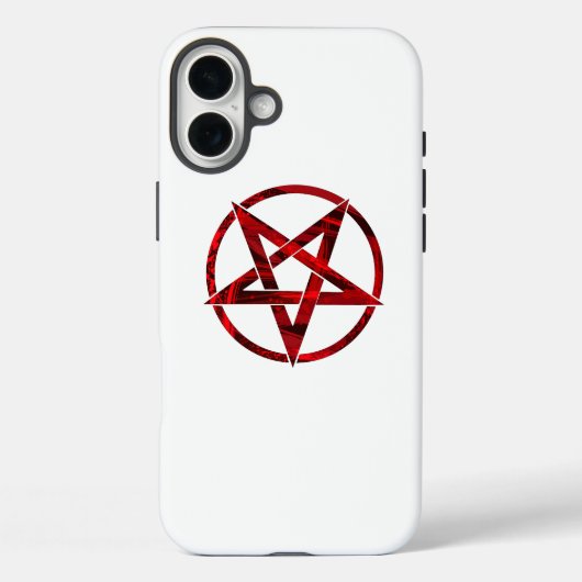 Rode Duivel Pentagram Case-Mate iPhone Case (Achterkant)