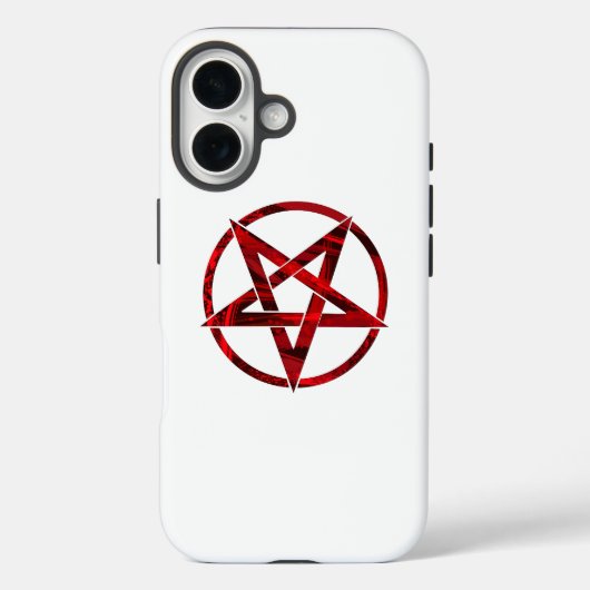 Rode Duivel Pentagram Case-Mate iPhone Case (Achterkant)