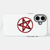 Rode Duivel Pentagram Case-Mate iPhone Case (Achterkant (horizontaal))