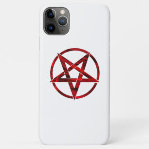 Rode Duivel Pentagram Case-Mate iPhone Case