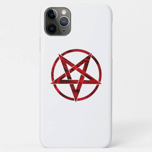 Rode Duivel Pentagram Case-Mate iPhone Case (Achterkant)