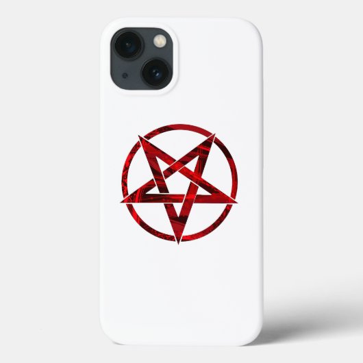 Rode Duivel Pentagram Case-Mate iPhone Case (Achterkant)
