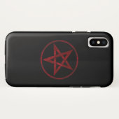 Rode Duivel Pentagram Case-Mate iPhone Case (Achterkant (horizontaal))