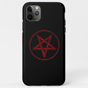 Rode Duivel Pentagram Case-Mate iPhone Case