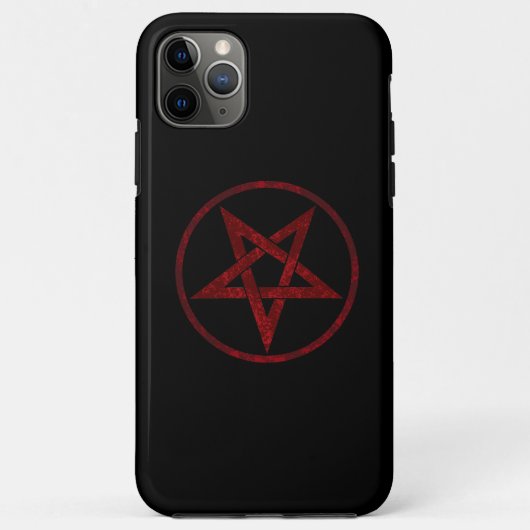 Rode Duivel Pentagram Case-Mate iPhone Case (Achterkant)