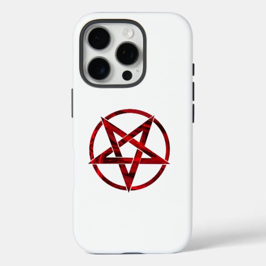 Rode Duivel Pentagram Case-Mate iPhone Case (Achterkant)