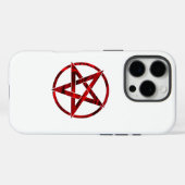 Rode Duivel Pentagram Case-Mate iPhone Case (Achterkant (horizontaal))