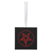Rode Duivel Pentagram Decoratie (Rechts)