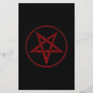 Rode Duivel Pentagram Flyer