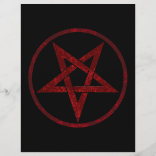 Rode Duivel Pentagram Flyer