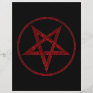 Rode Duivel Pentagram Flyer
