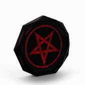 Rode Duivel Pentagram Fotoblokken (Links)