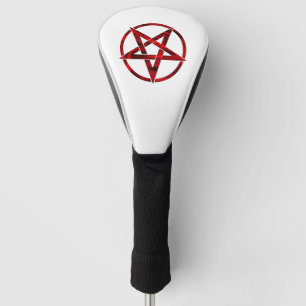 Rode Duivel Pentagram Golfheadcover
