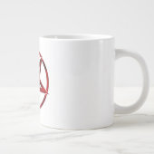 Rode Duivel Pentagram Grote Koffiekop (Rechts)