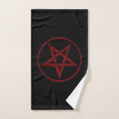 Rode Duivel Pentagram Handdoek (Handdoek)