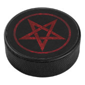 Rode Duivel Pentagram Hockey Puck (3/4)